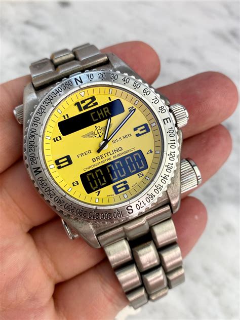 breitling bandit titanium|breitling titanium emergency.